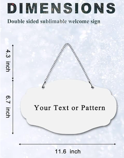 2 Sided Door Sign