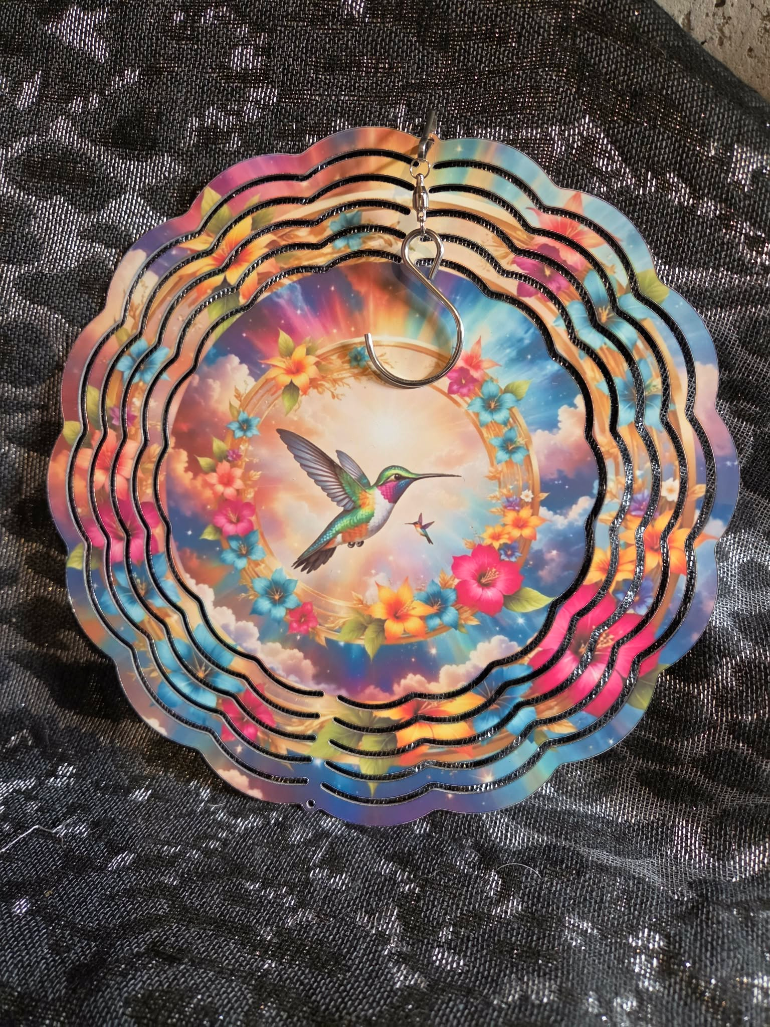 Hummingbird Wind Spinner